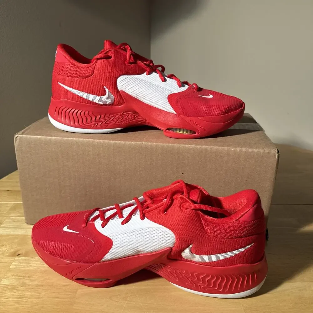 Size 13 NEW Nike Kyrie Low 5 TB Promo Court Red DX6651-602 Men's basketball - Picture 4 of 8